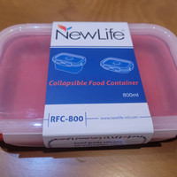 ظرف غذای تاشو سیلیکونی  نیو لایف مدل RFC-800