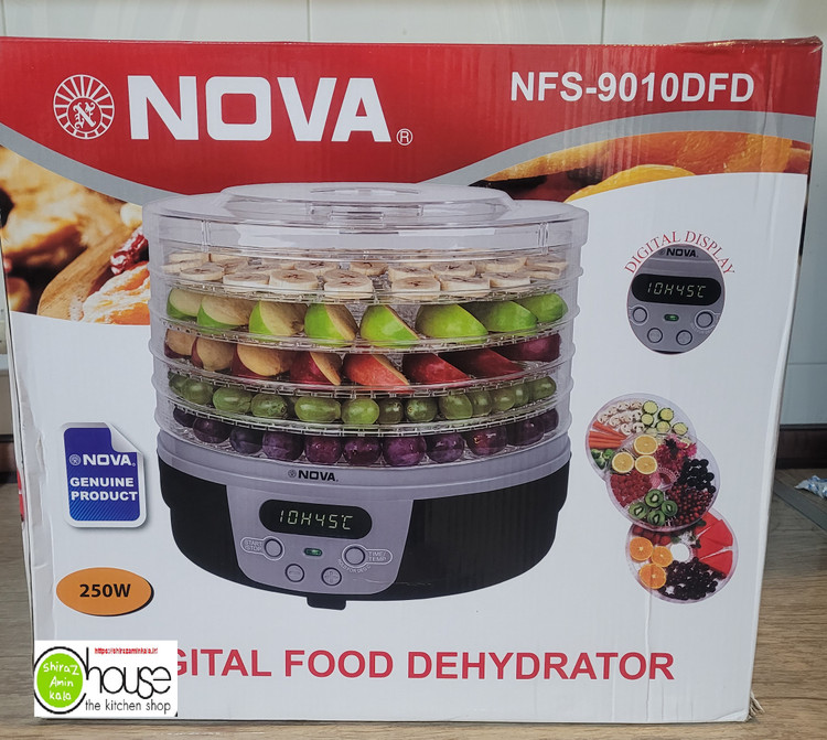 میوه خشک کن دیجیتالی نوا مدل NOVA NFS-9010DFD