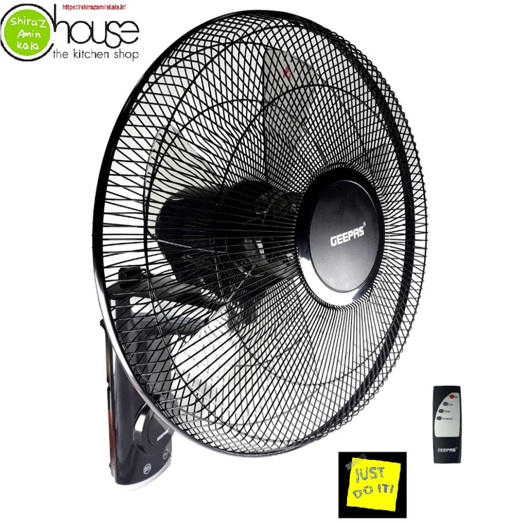 پنکه دیواری کنترل دار جیپاس شیراز امین کالا