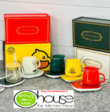 ماگ حرارتی لاکی  به همراه صفحه گرمکن برقی با 6 رنگ متنوع و با بسته بندی شیک و کادویی