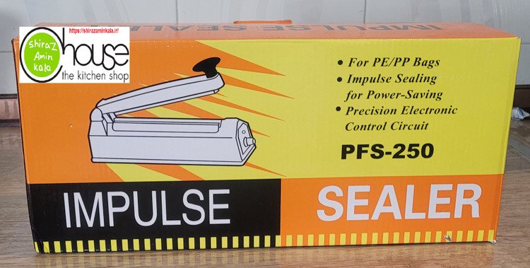 دستگاه پرس و دوخت پلاستیک 25 سانت تایمر دار مدل PSF-250
