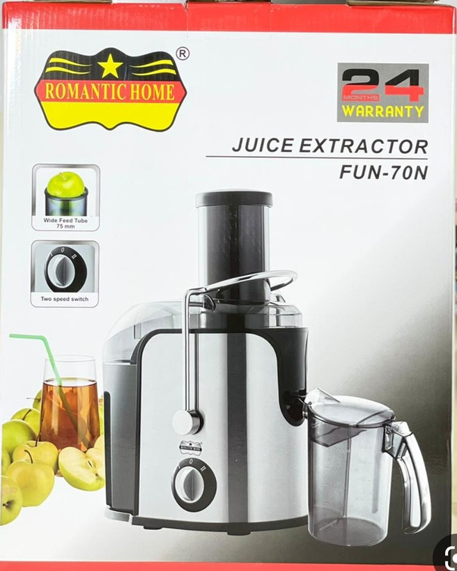 آبمیوه گیر تک کاره رمانتیک هوم مدل FUN-70N