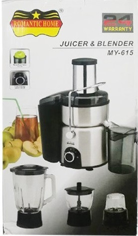 آبمیوه گیری چهار کاره رمانتیک هوم مدل MY-615