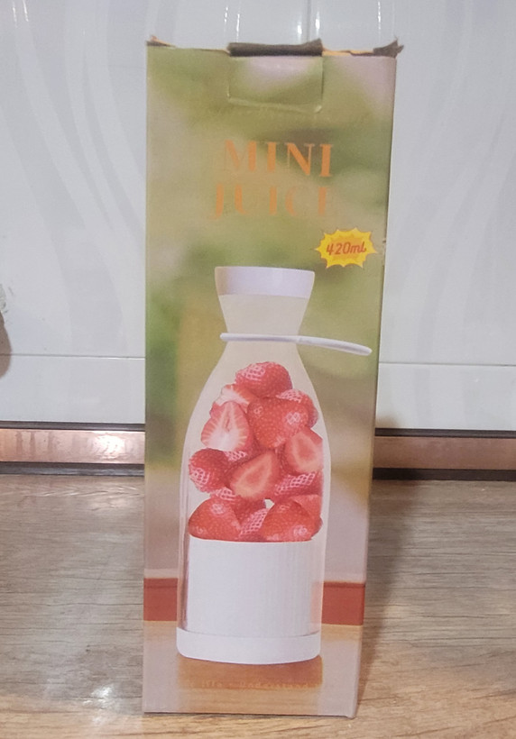 شیکر برقی Mini Juice طرح بطری 420 میلی لیتر مدل LL-890