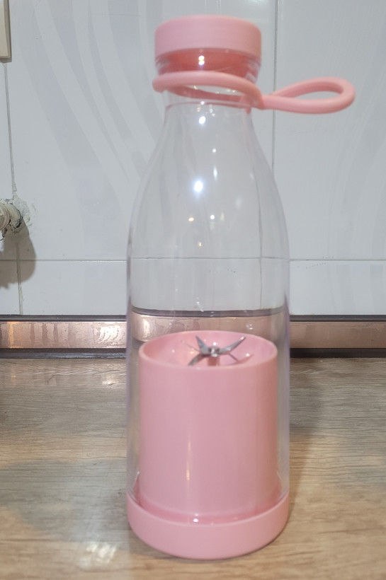 شیکر برقی Mini Juice طرح بطری 420 میلی لیتر مدل LL-890