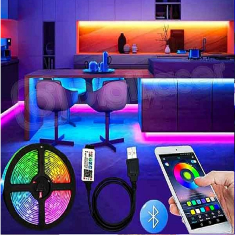 ریسه استریپ لایت بلوتوثی پنج متری XTRIKE ME حساس به صدا مدل HT-5050 B5
