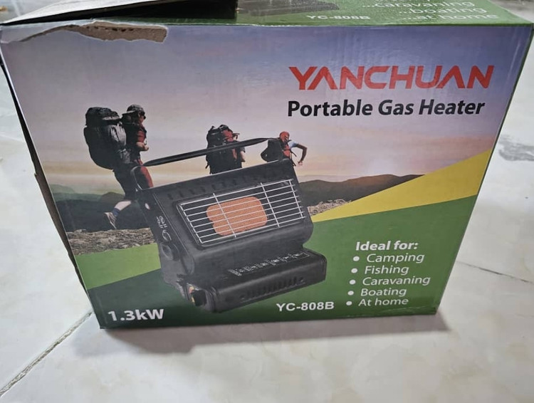 اجاق گاز و بخاری سفری دو کاره یانچان مدل Yc-808B